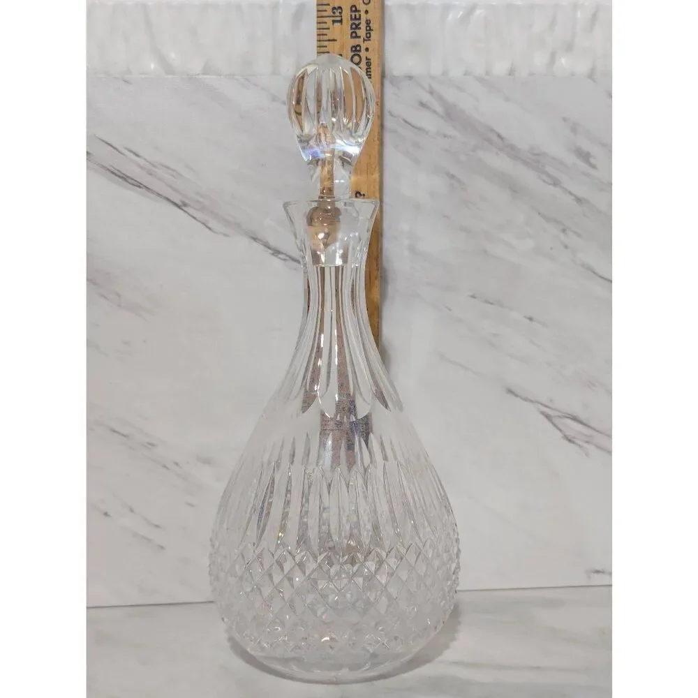 Unknown Brand Cut Lead Crystal Decanter With Stopper Glassware